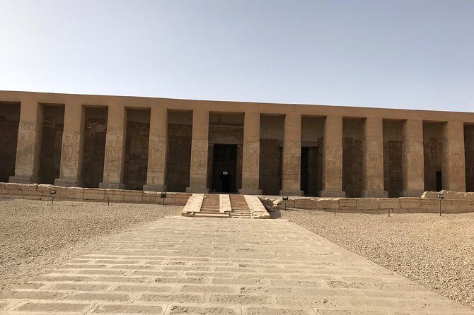 Private tour Dendera&Abydos temples without wasting time at shops - Key Points