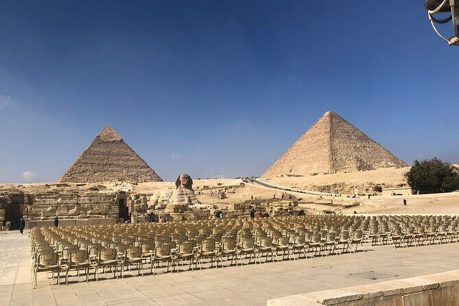 Private Tour to Giza Pyramids, Sphinx, Egyptian Museum and Bazar - A Stroll through Khan El Khalili Bazaar