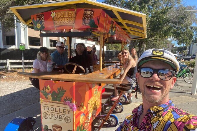 Private Trolley Pub w/ Bar+Mural Stops: up to 15ppl - The Sum Up