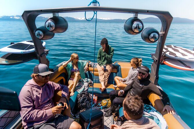 Private Wakesurf/Wakeboard Boat Charter Lake Tahoe - The Sum Up