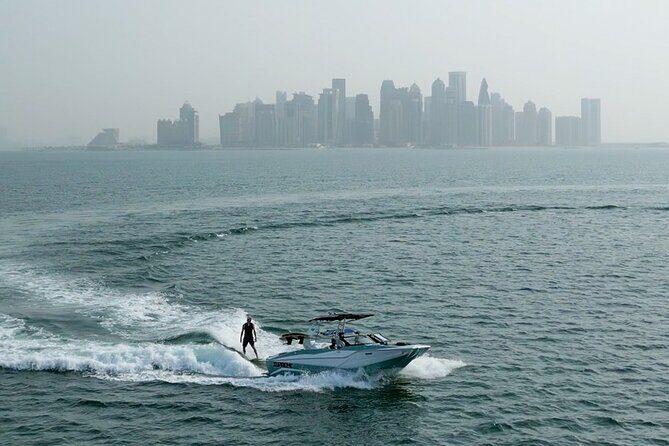 Private Wakesurfing or Wakeboarding along Doha's skyline - What This Experience Offers