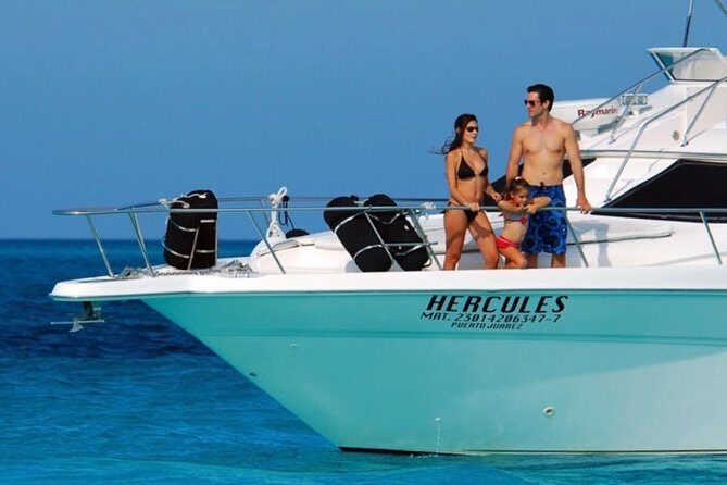 Private Yacht - 46 ft SeaRay Cancun Bay Snorkel 23P4 - Itinerary Breakdown