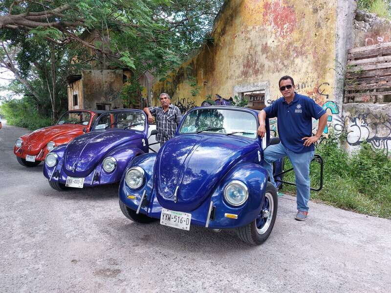 Progreso: Ghost Town Tour + Beach Club in a Classic Beetle - Key Points