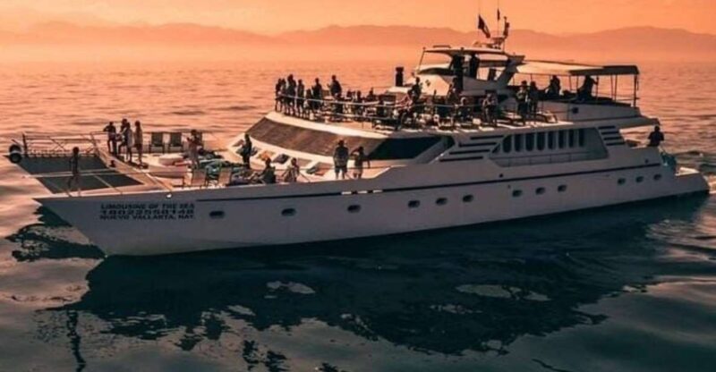 Puerto Vallarta: Mega Yacht Whale Watching Sunset Cruise - Key Points