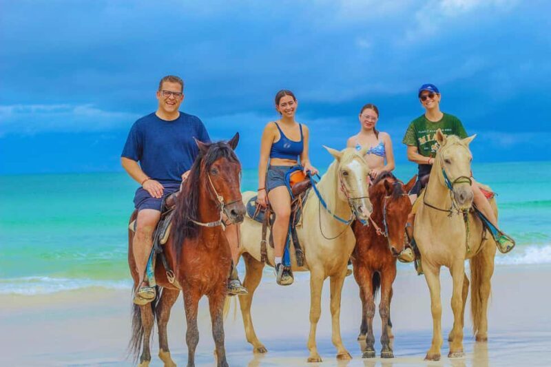 Punta Cana Horseback riding & Sunset + beach + free pick-up - Authenticity and Value