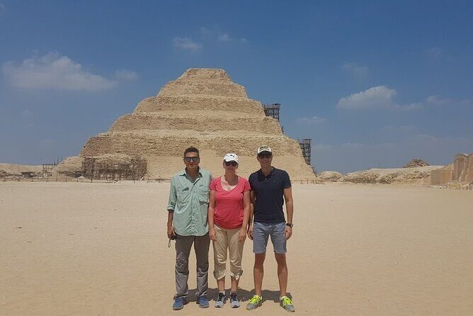 Pyramids Day visit Giza Pyramids with Sphinx, Saqqara pyramid, Dahshur pyramids - An In-Depth Look at the Tour Experience
