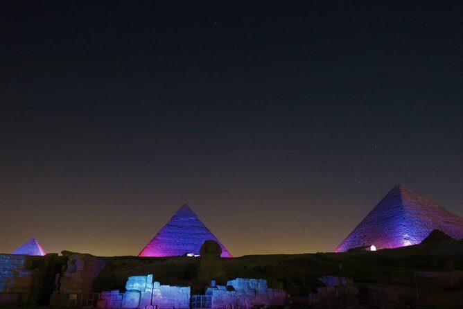 Pyramids Sound and Light Show with Private transfer - Key Points