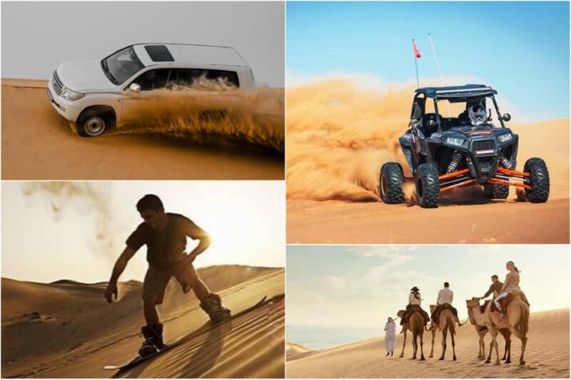 Qatar Desert Safari, Quad bike, Camel Ride and Sandboarding - Quad Biking: Quick, Exciting, and Accessible
