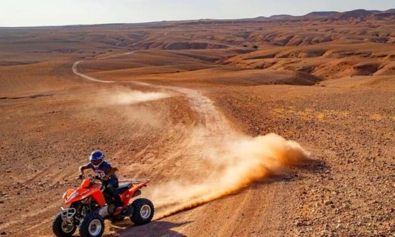 Quad bike and Lunch & Pool in Desert Marrakech Agafay - Key Points