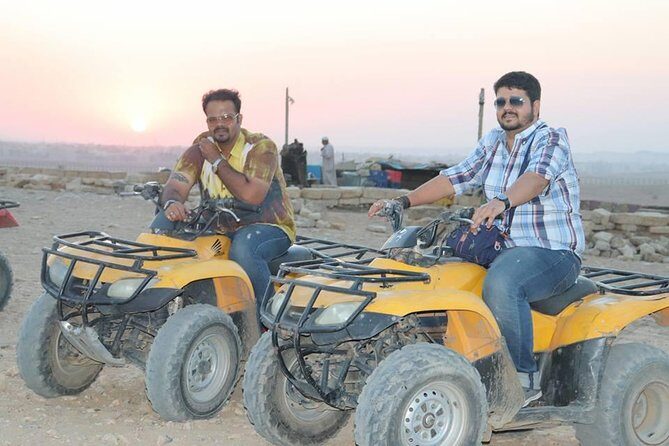 Quad Bike ATV ride around Giza Pyramids Sahara - The Sum Up