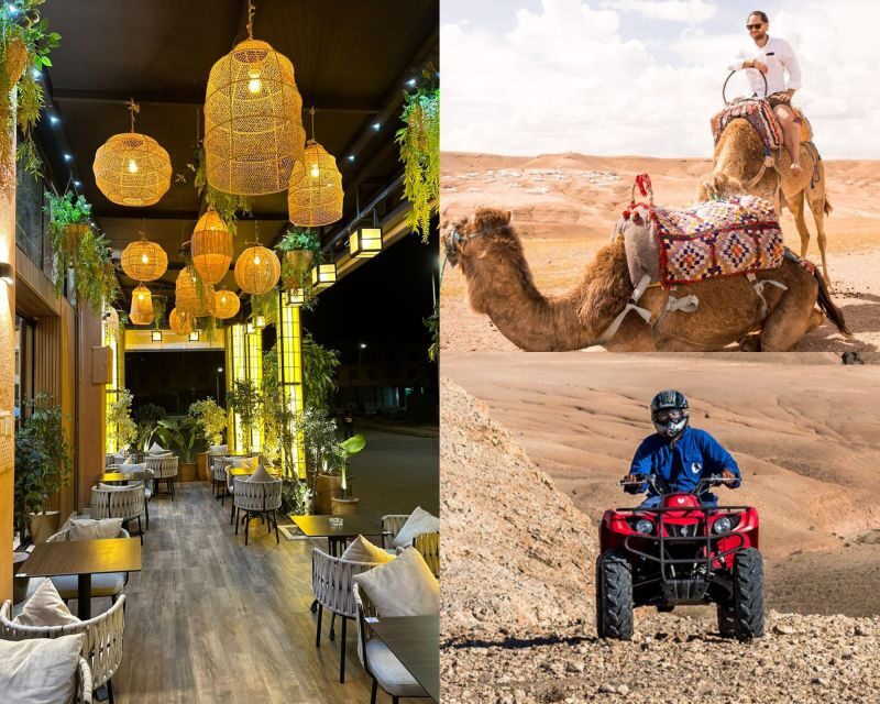 Quad bike & Camel ride in Agafay with dinner at Chouf Lor - The Experience from Reviews