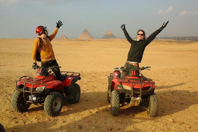 Quad Bike Trip At Desert of Giza Pyramids - Key Points
