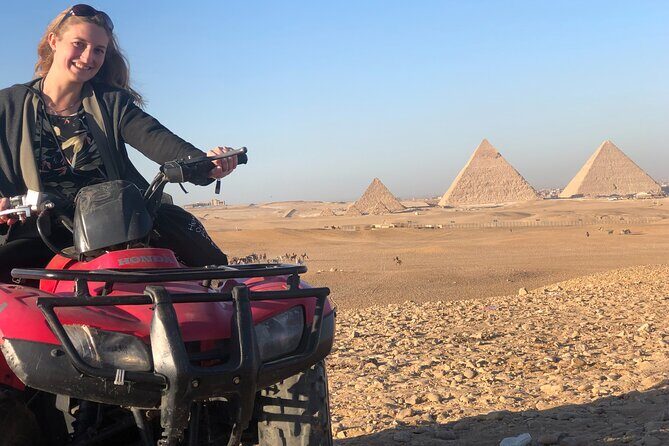 Quad Bike Trip At Desert of Giza Pyramids With Transfers and Drinks - What to Expect from the Giza Quad Bike Tour