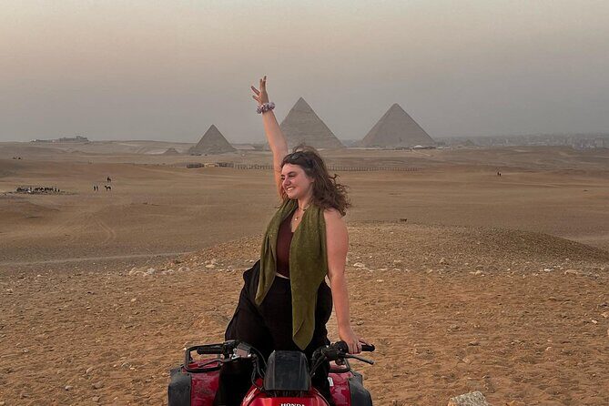 Quad Bike Trip At Desert of Giza Pyramids With Transfers and Drinks - Authentic Experiences and Authentic Views