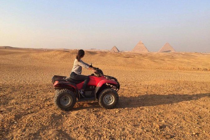 Quad Bike Trip during sunset around Pyramids, evening attend the sound & light show at Giza Pyramids with Dinner - Exploring the Itinerary: A Step-by-Step Breakdown