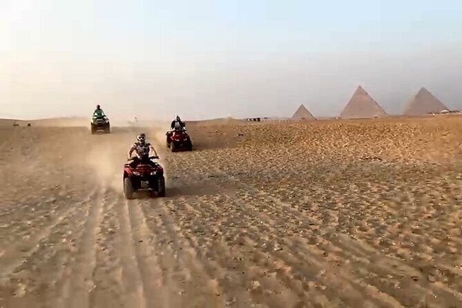 Quad Biking (ATV) at Giza pyramids Desert with Sunset Option - The Value of the Tour