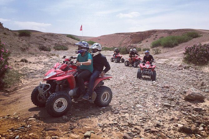 Quad biking excursion in The Desert Of Agafay & Lalla takerkoust - Authentic Moroccan Encounters