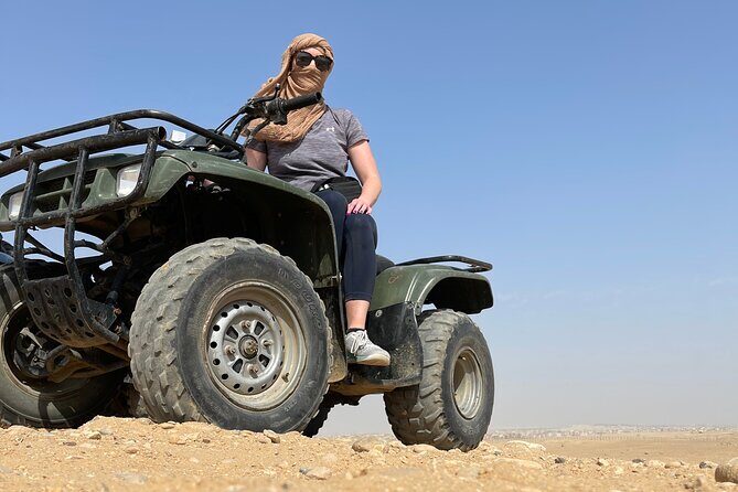 Quad in The Pyramids desert - Safety First: Briefing and Equipment