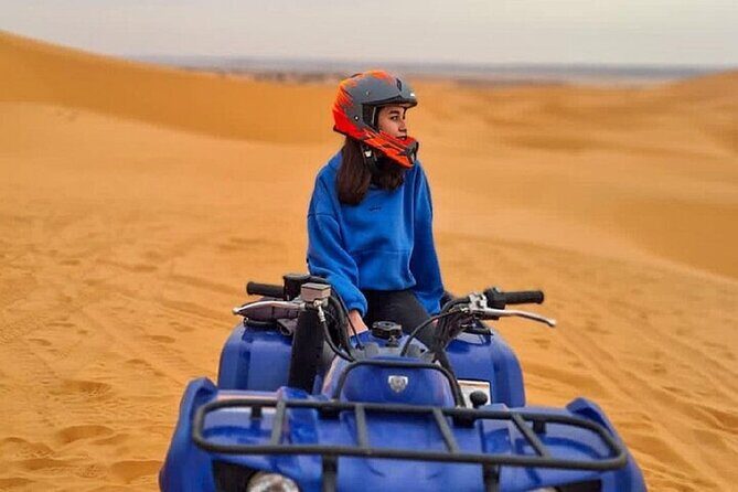 Quad Riding in Sand Dunes Merzouga Erg Chebbi Desert - The Value of the Experience