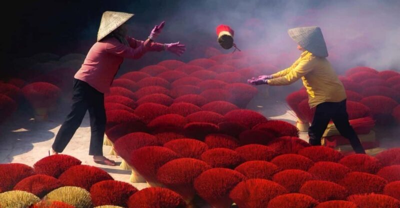 Quang Phu Cau Incense Village-Tam Coc Boating-Hoa Lu Capital - Key Points
