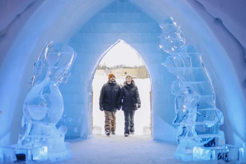 Quebec City: Hôtel de Glace (ice hotel) Overnight Experience - An Authentic Night in a Sculpted Icy Wonderland