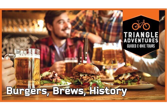 Raleigh Guided E-Bike Tour: Burgers, Brews, and History too - Key Points