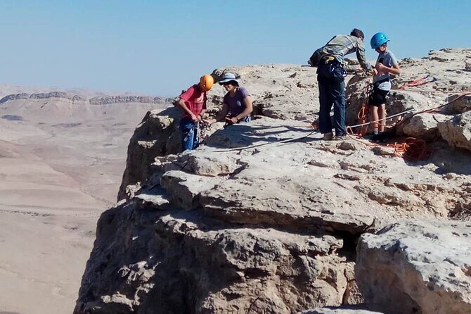 Rappelling Down the Ramon Crater Cliff - An Overview of the Rappelling Experience