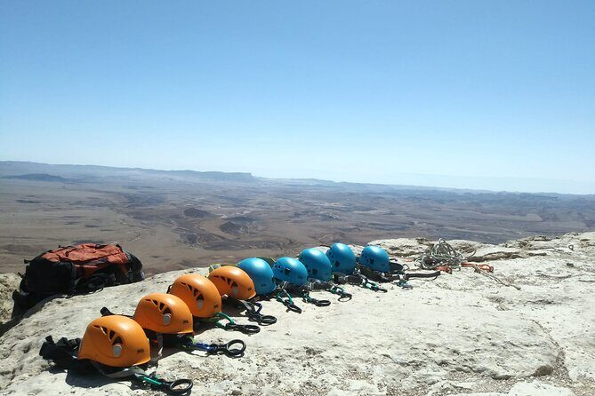 Rappelling Down the Ramon Crater Cliff - The Views and Photo Opportunities