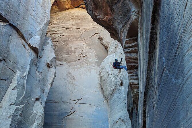Rappelling through Rock Canyon Near Zion National Park - An Adventure into Zion’s Backcountry