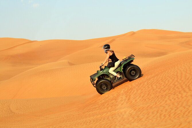 Red Dunes by Quad Bike with VIP Camp, Camels, Sandboarding & Falcon - Frequently Asked Questions