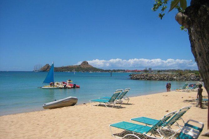 Reduit Beach Round-Trip Shuttle Service - Key Points
