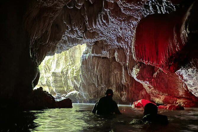 River Cave Swimming with TRANSPORTATION - Key Points