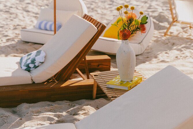 Riviera Suite Private Beach Lounge and Picnic Set Up - Summary