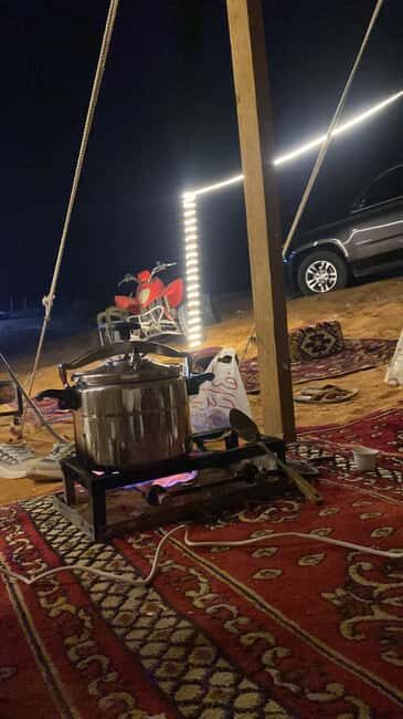 Riyadh : Desert Sunset (Camel Ride+Tea + Dinner (Kabsa)) - FAQs