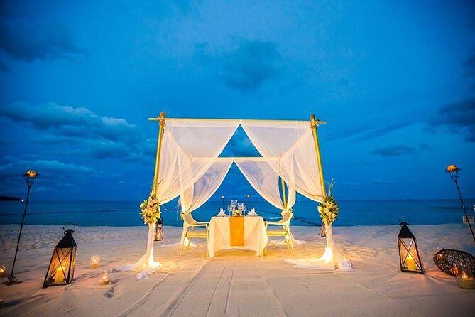 Romantic 4-Course Dinner for Two on the Beach by the Amari Samui - Key Points