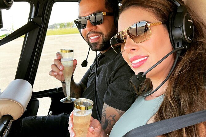 Romantic Miami Helicopter Tour with Champagne - Key Points
