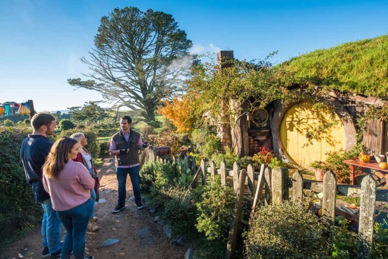 Rotorua: One-Way Trip to Auckland via Hobbiton & Waitomo - Key Points