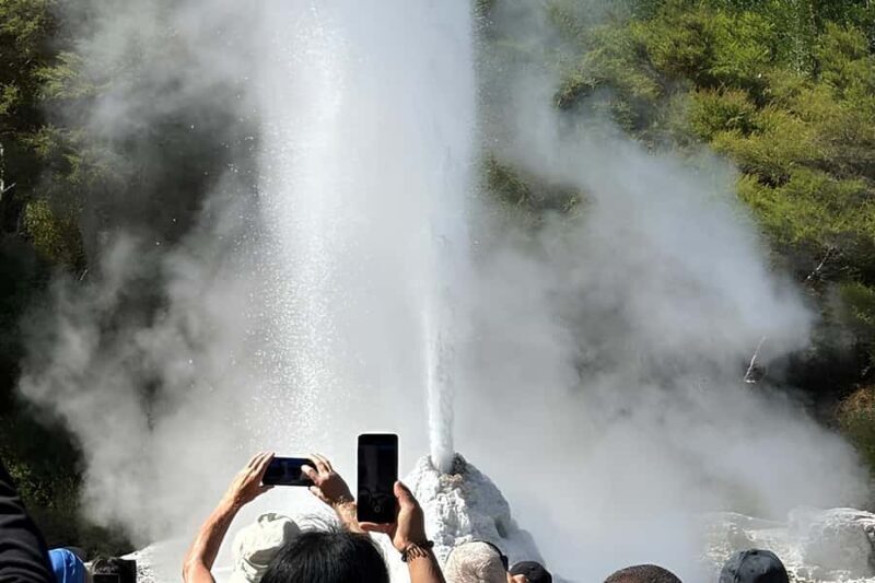 Rotorua & Taupo DayTour Waiotapu & Huka Falls from Auckland - Key Points