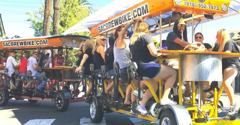 Sacramento: Pedal Bar Tour with 2 Stops - The Experience for Different Travelers