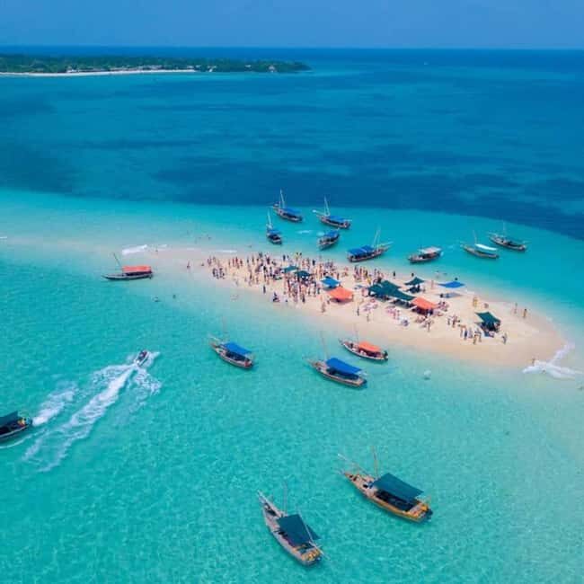 Safari blue : Day trip , snorkeling, white sand bank,seefood - The White Sand Bank and Kwale Island: Idyllic and Relaxing