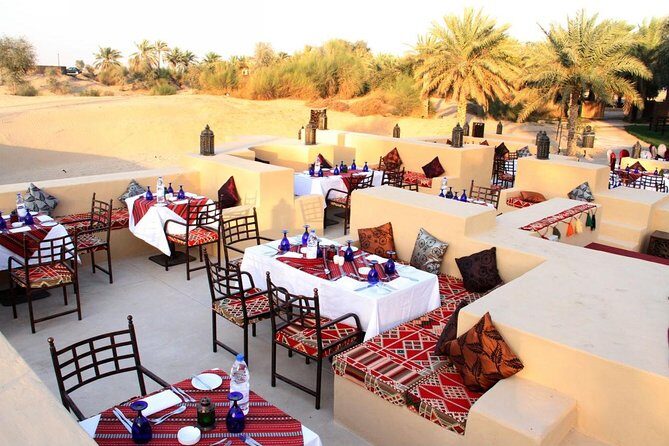 Sahara Arabian Desert Dinner Experience with Transport from Dubai - FAQ