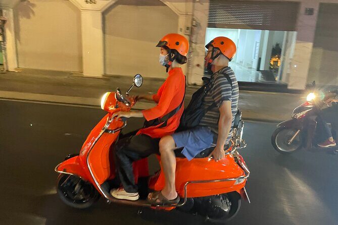 Saigon Vespa By Night Street Food With Female Riders Ao Dai - Detailed Breakdown of the Itinerary