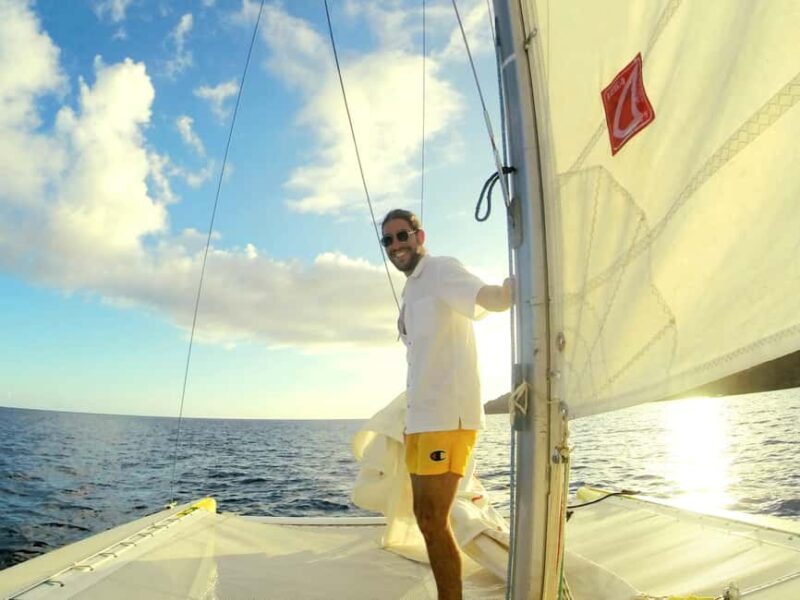 Sailing catamaran in La Baie des Saintes - Price and Value