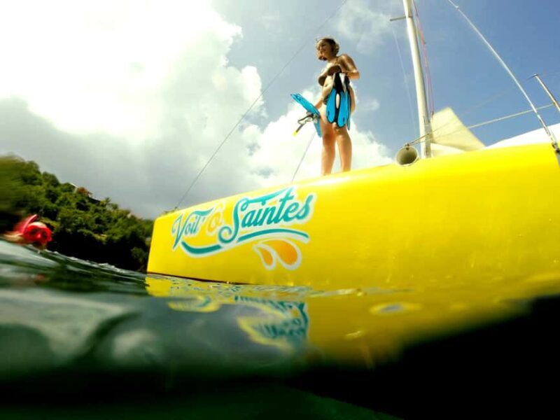 Sailing catamaran in La Baie des Saintes - Who Will Love This Tour?