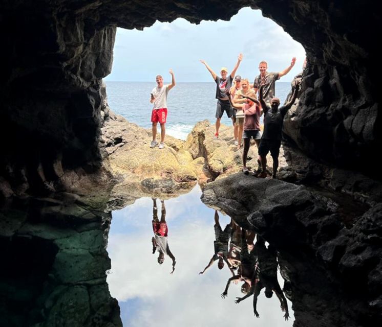 Sal: All-Inclusive Salt Lake, Blue Eye and Shark Bay Tour - Murdeira Bay & Lion Mountain
