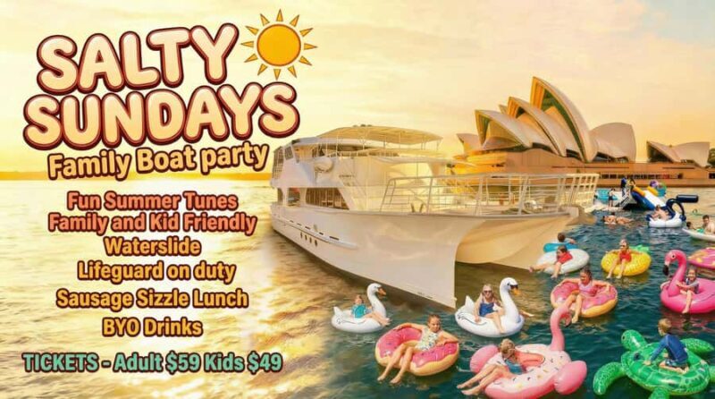 Salty Sundays BYO Boat Party on Sydney Harbour - Introduction