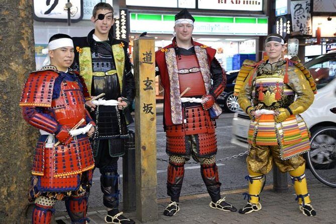 Samurai photo shooting at Street in Shibuya - Key Points