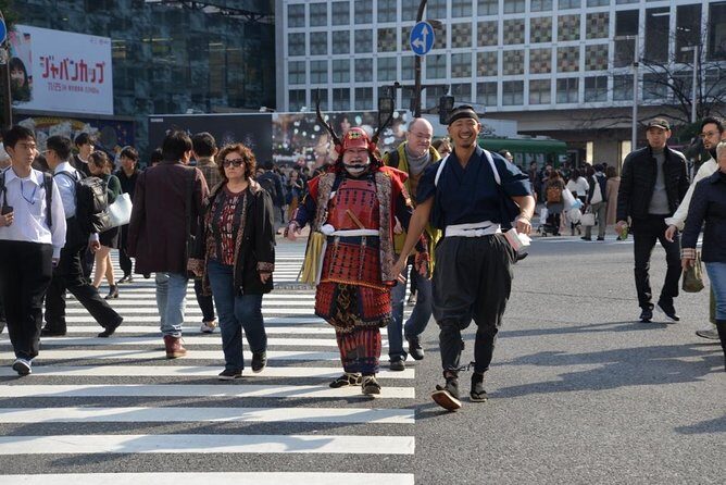 Samurai photo shooting at Street in Shibuya - The Sum Up