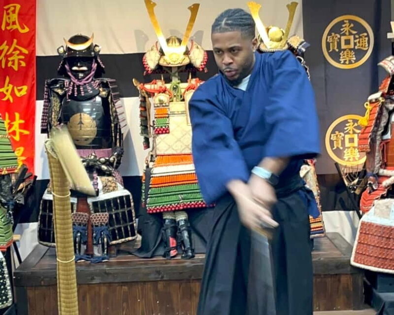 Samurai sword cutting experience - Key Points