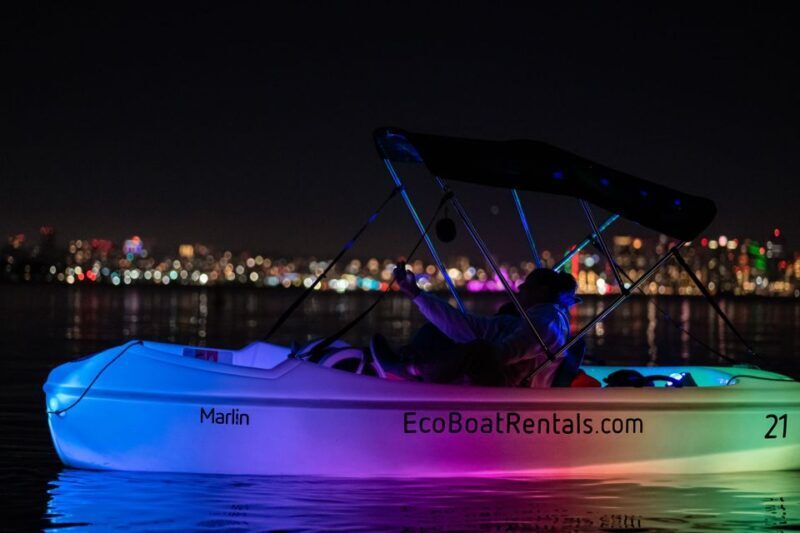 San Diego: Night Date Glow Pedal Boat with Downtown Views - What Is the Night Date Glow Pedal Boat Experience?